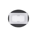 8mmx20mm White Nylon Molding Clip