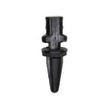 21mm Black Nylon Bumper Retainer, 12mm Head