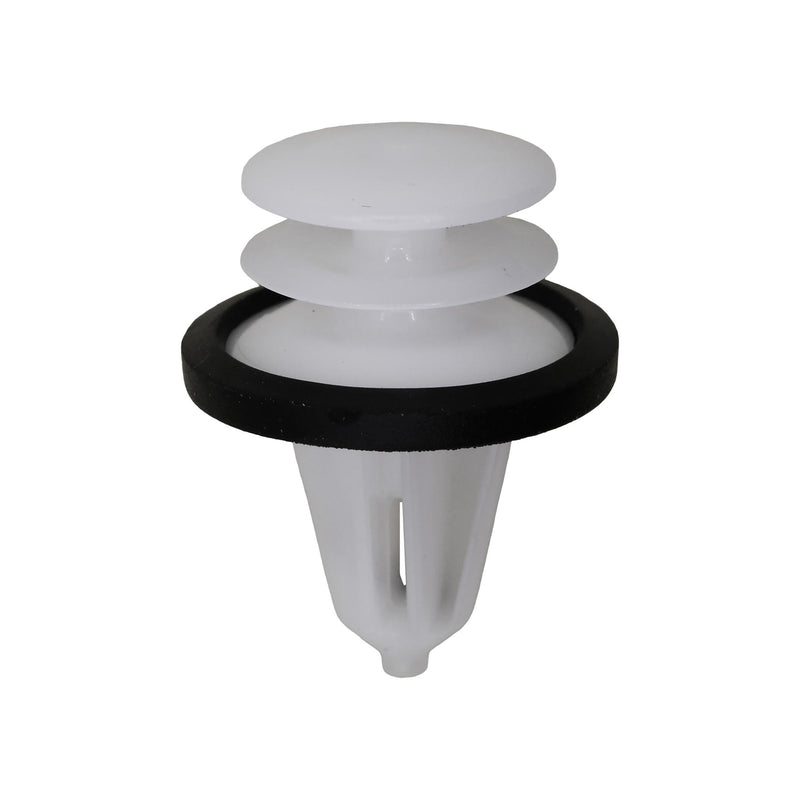 11mmx17mm White Nylon Trim Panel Retainer, 22mm Head