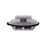 10mm Gray Nylon Molding Clip, 36.5mm Head