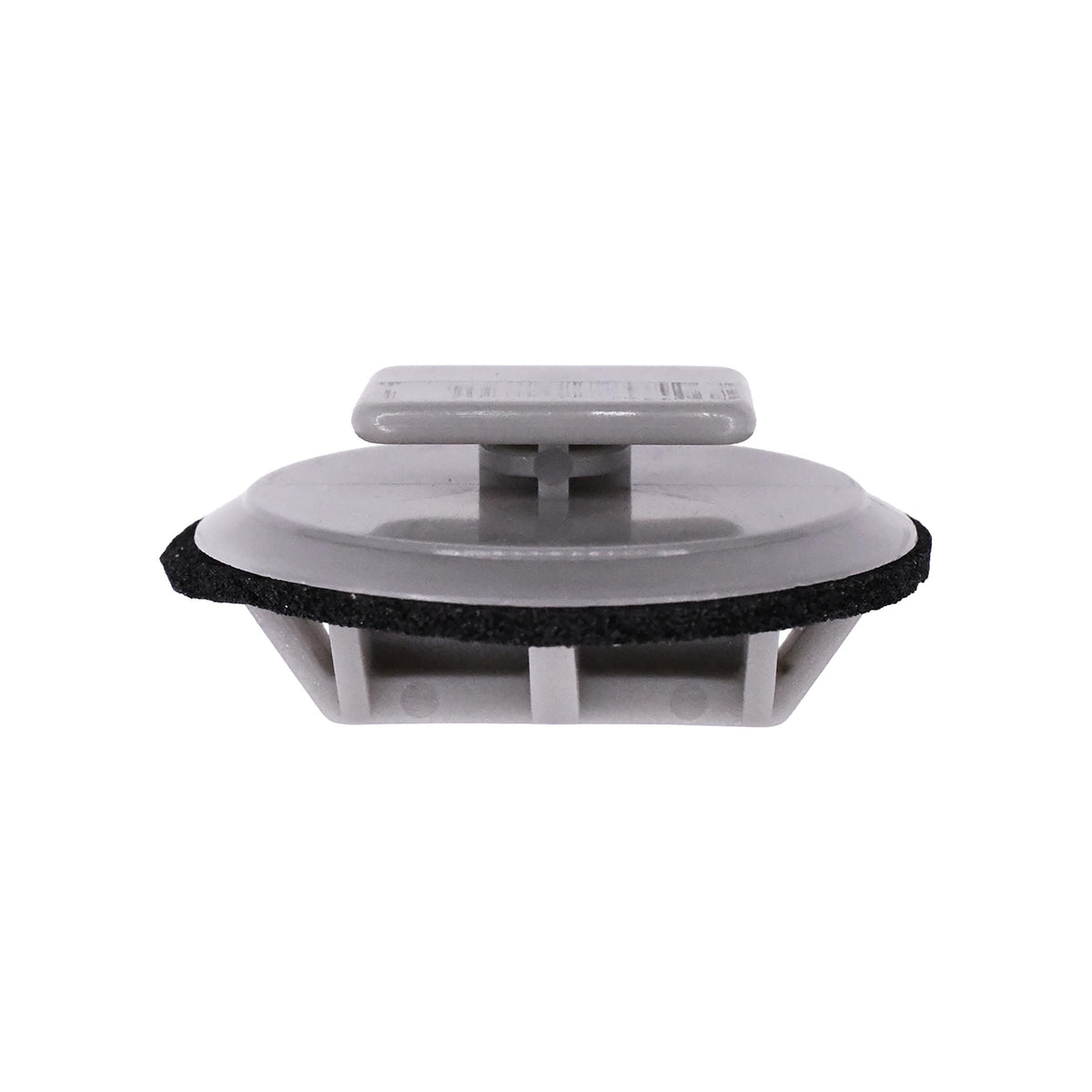 10mm Gray Nylon Molding Clip, 36.5mm Head