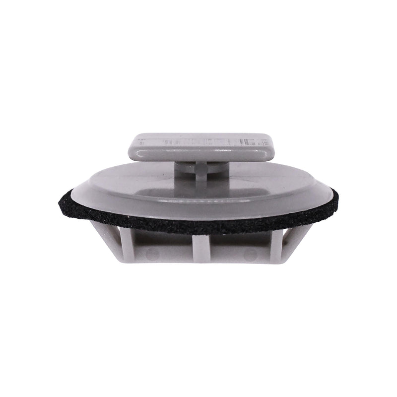 10mm Gray Nylon Molding Clip, 36.5mm Head