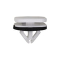 9mmx11mm White Nylon Molding Clip, 14mmx18mm Top Head Size