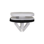 9mmx11mm White Nylon Molding Clip, 14mmx18mm Top Head Size