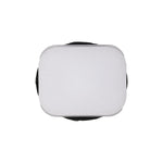 9mmx11mm White Nylon Molding Clip, 14mmx18mm Top Head Size