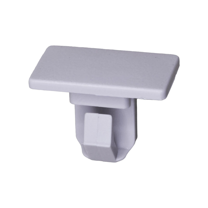 9mmx13mm White Nylon Molding Clip Cream, 12mmx20mm Head