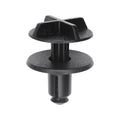 9mmx13mm Black Push-Type Retainer, 24.5mm Head