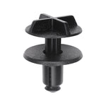 9mmx13mm Black Push-Type Retainer, 24.5mm Head