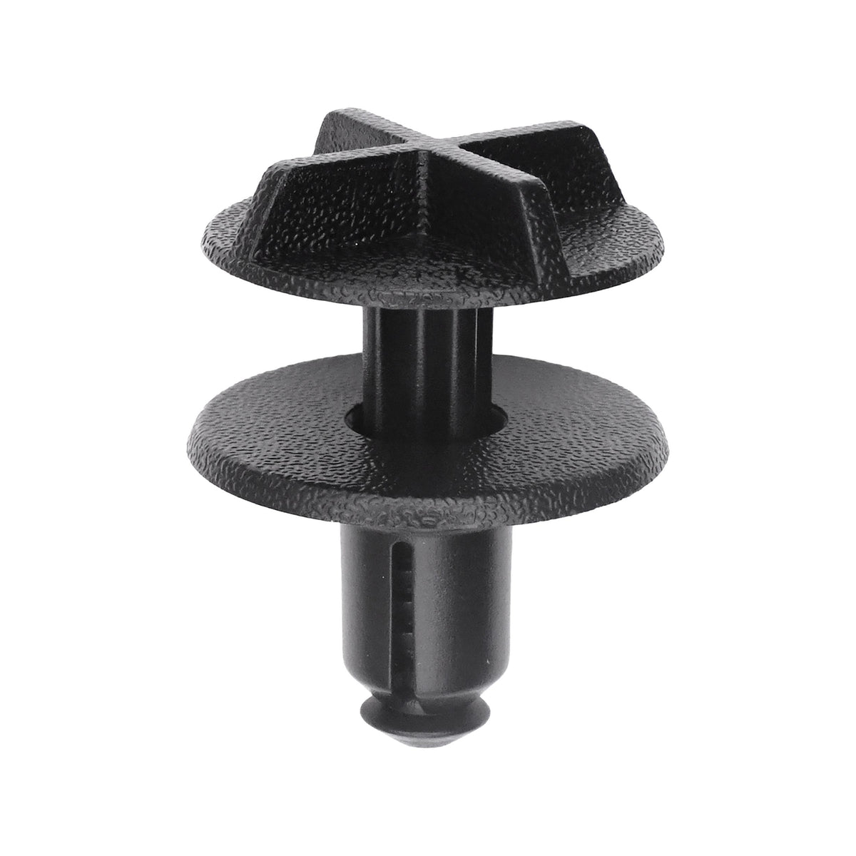 9mmx13mm Black Push-Type Retainer, 24.5mm Head
