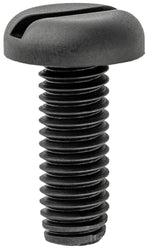M6-1.0x16mm Slotted Pan Head License Plate Screw, Nylon