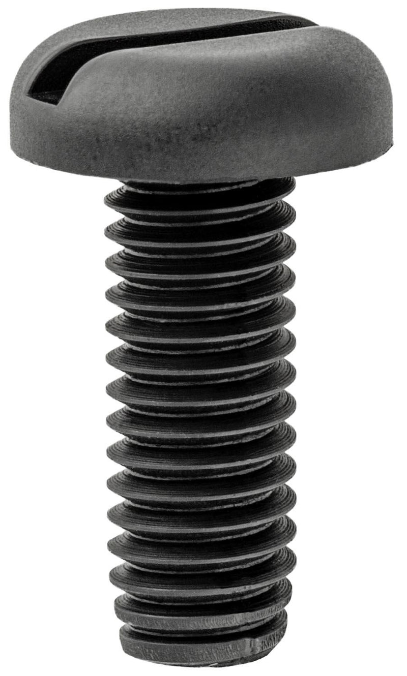 M6-1.0x16mm Slotted Pan Head License Plate Screw, Nylon