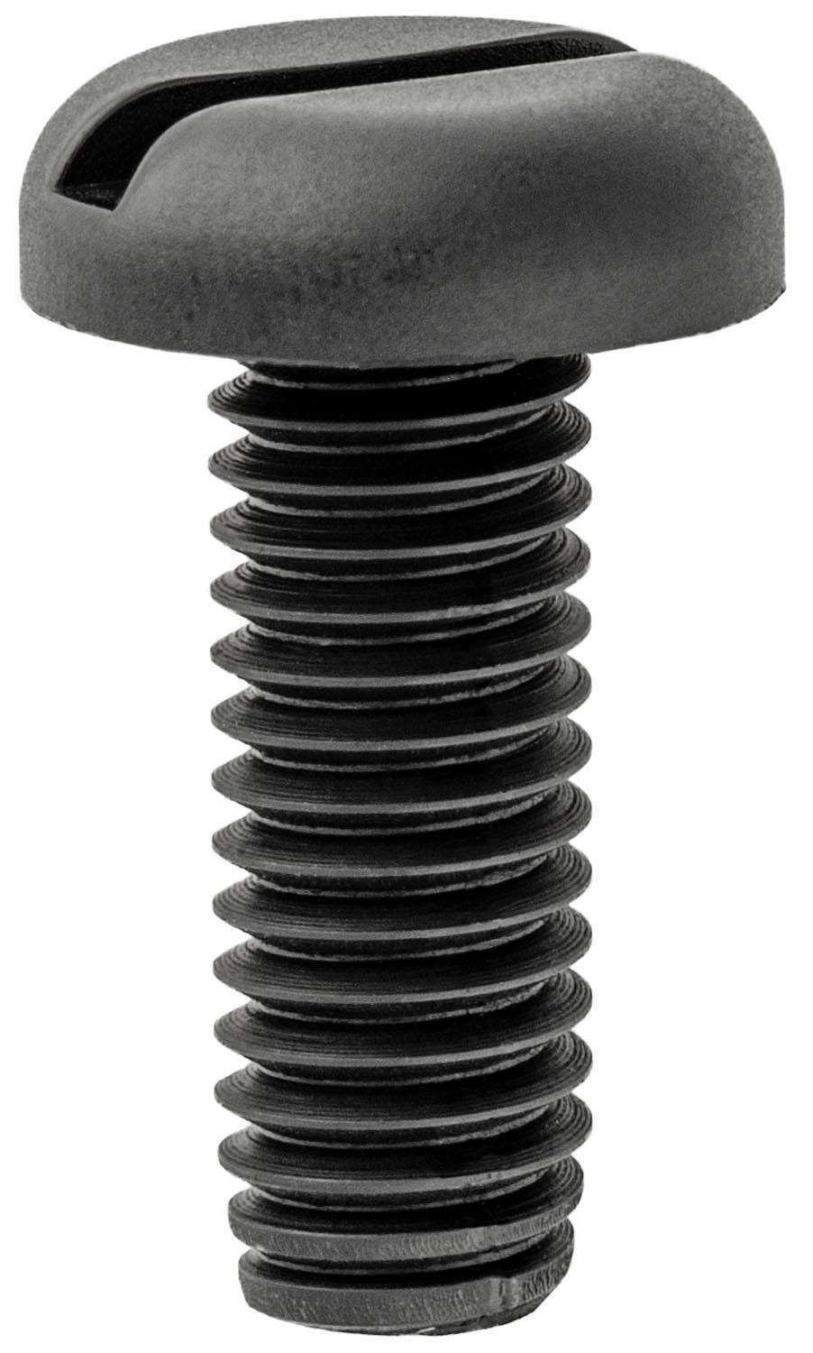 M6-1.0x16mm Slotted Pan Head License Plate Screw, Nylon