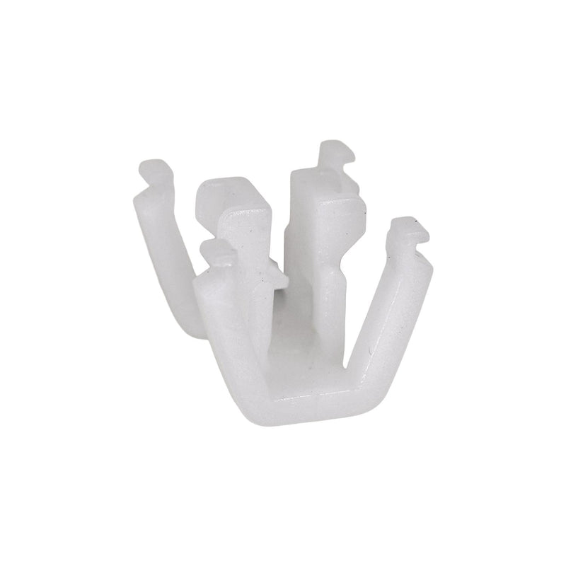 14mm White Nylon Molding Clip, 13mm Height