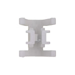 14mm White Nylon Molding Clip, 13mm Height