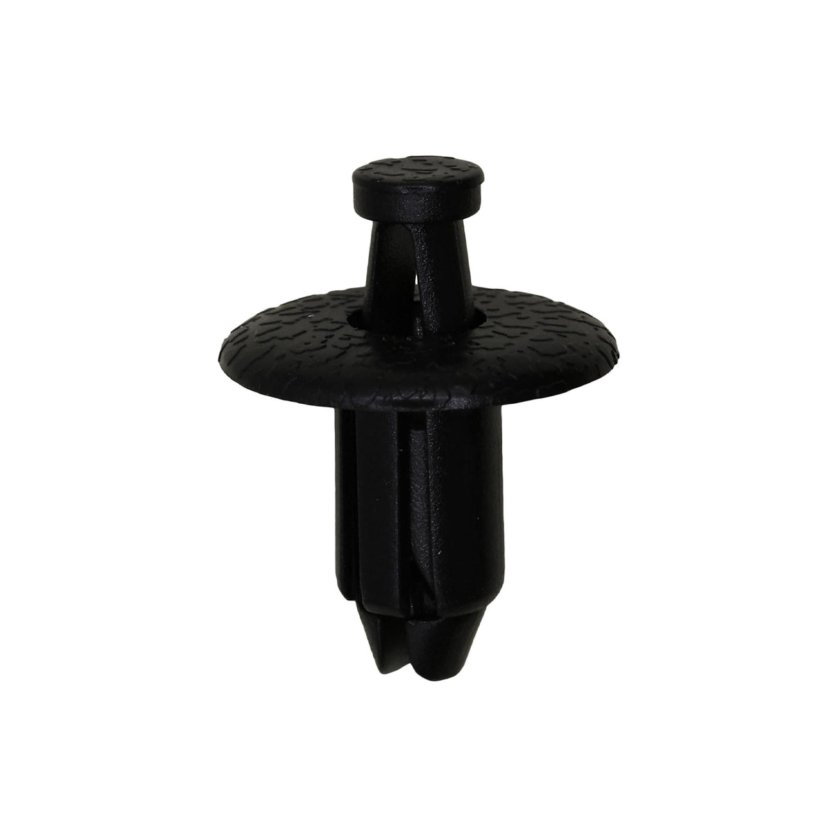 7mmx14mm Black Push-Type Retainer with Drive Pin, 16mm Head