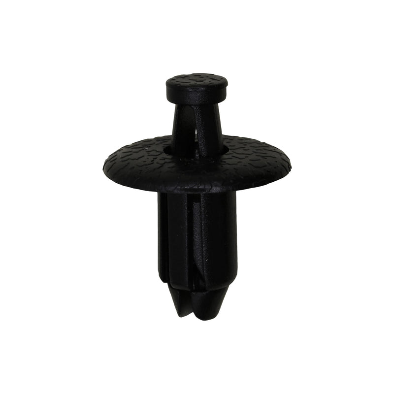 7mmx14mm Black Push-Type Retainer with Drive Pin, 16mm Head