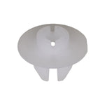 M4.2 White Nylon Head.Lamp Grommet, 9mm Square Hole, 17mm Head
