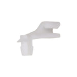 White Nylon Door Lock Clip, 3/16" Rod Size