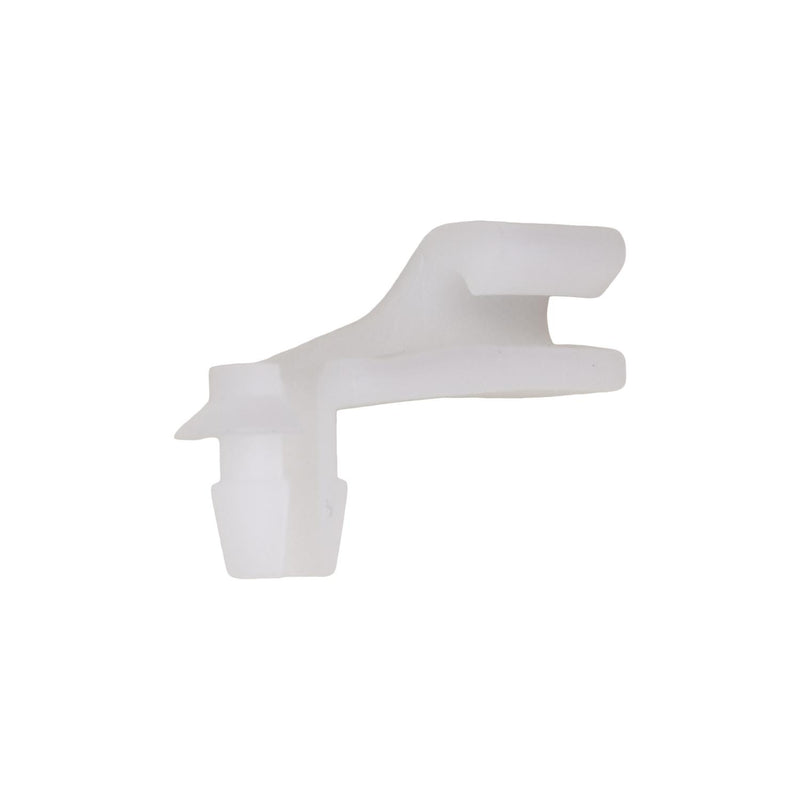 White Nylon Door Lock Clip, 3/16" Rod Size