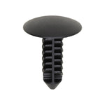 7.5mmx20mm Black Nylon Single Head Christmas Tree Retainer, 18mm Head