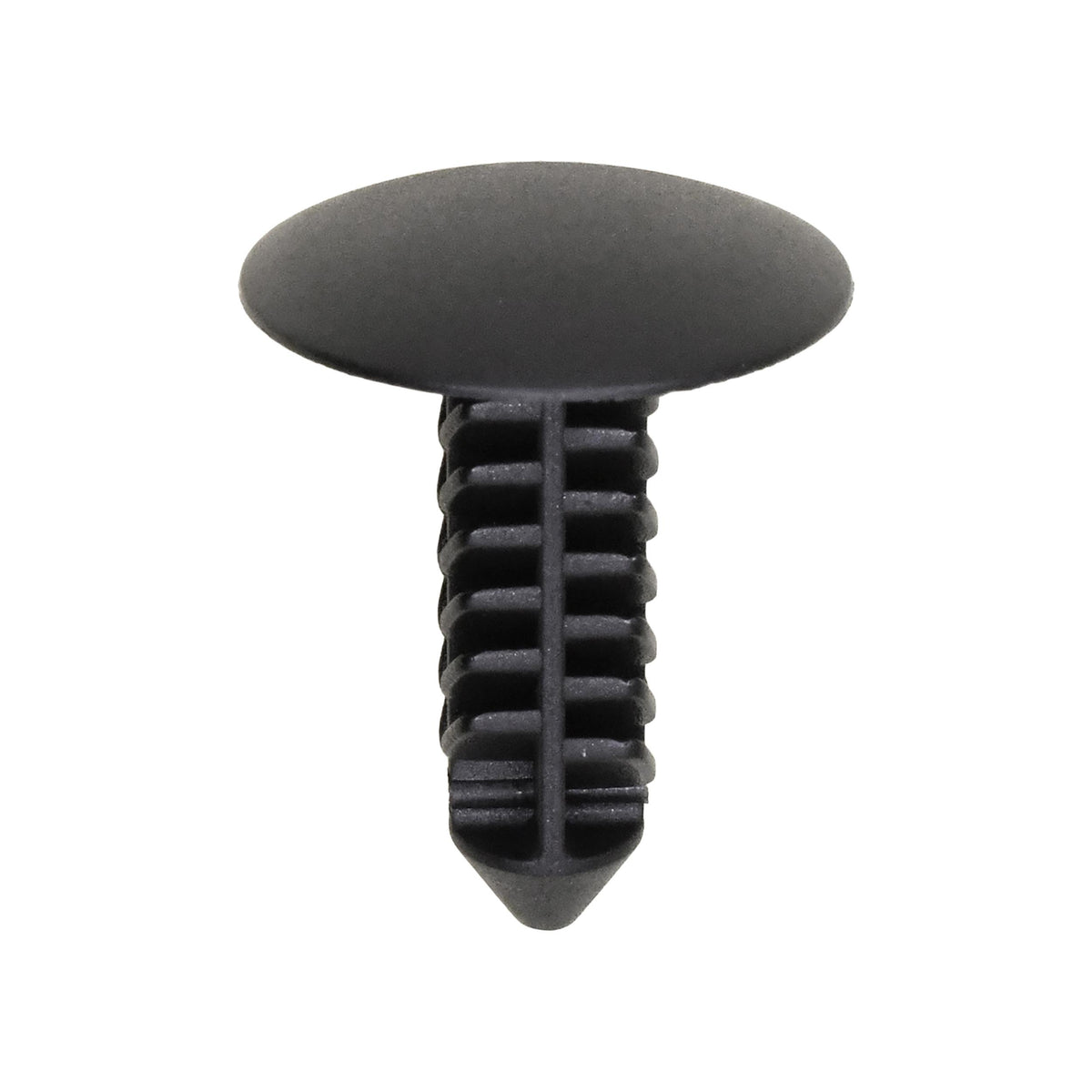 7.5mmx20mm Black Nylon Single Head Christmas Tree Retainer, 18mm Head