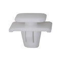 9mm White Nylon Molding Clip, 12mmx15mm Top Head Size