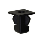 M4.8 Black Nylon Screw Grommet, 14mmx14mm Head
