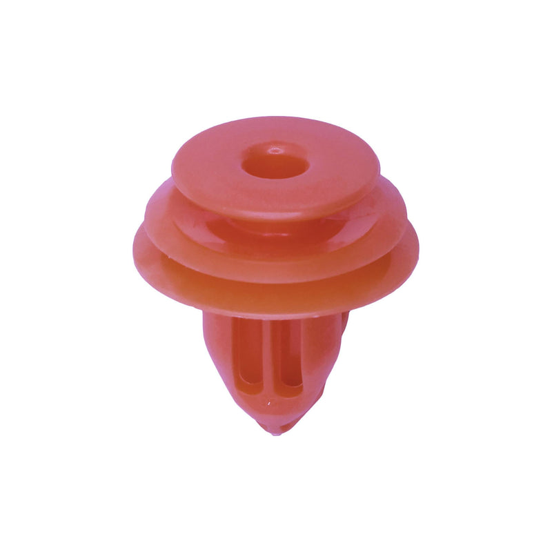 8.5mmx14mm Orange Nylon Liftgate & Headliner Retainer, 18mm Head