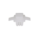 6mm White Nylon Molding Clip