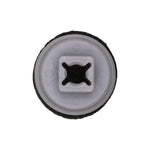 M3.5 Gray Nylon Screw Grommet, 14mm Head
