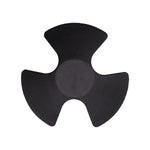 9mmx12mm Black Nylon Single Head Christmas Tree Retainer, 24mm Head