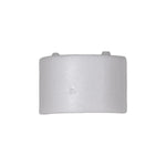 White Nylon Fuel Line Retainer Clip, 3/8"x5/8" Head