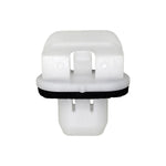 15mm White Nylon Molding Clip, 28mm Height