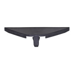 15mm Black Nylon Molding Clip, 17mm Overall Height