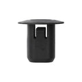 9.5mmx21.5mmx18mm Black Nylon Grommet, 18.5mmx21.5mm Head