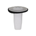 M4.8 White Nylon Screw Grommet, 18mm Head