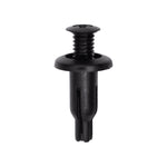 5mmx13mm Black Screw-Type Retainer with Closed End, 10mm Head