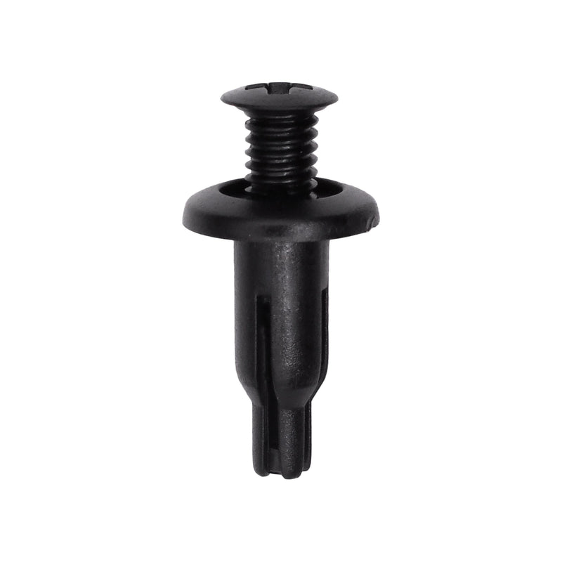 5mmx13mm Black Screw-Type Retainer with Closed End, 10mm Head