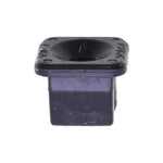 10.5mmx11mmx10mm Black Nylon Headlight Nut, 15mmx15mm Head
