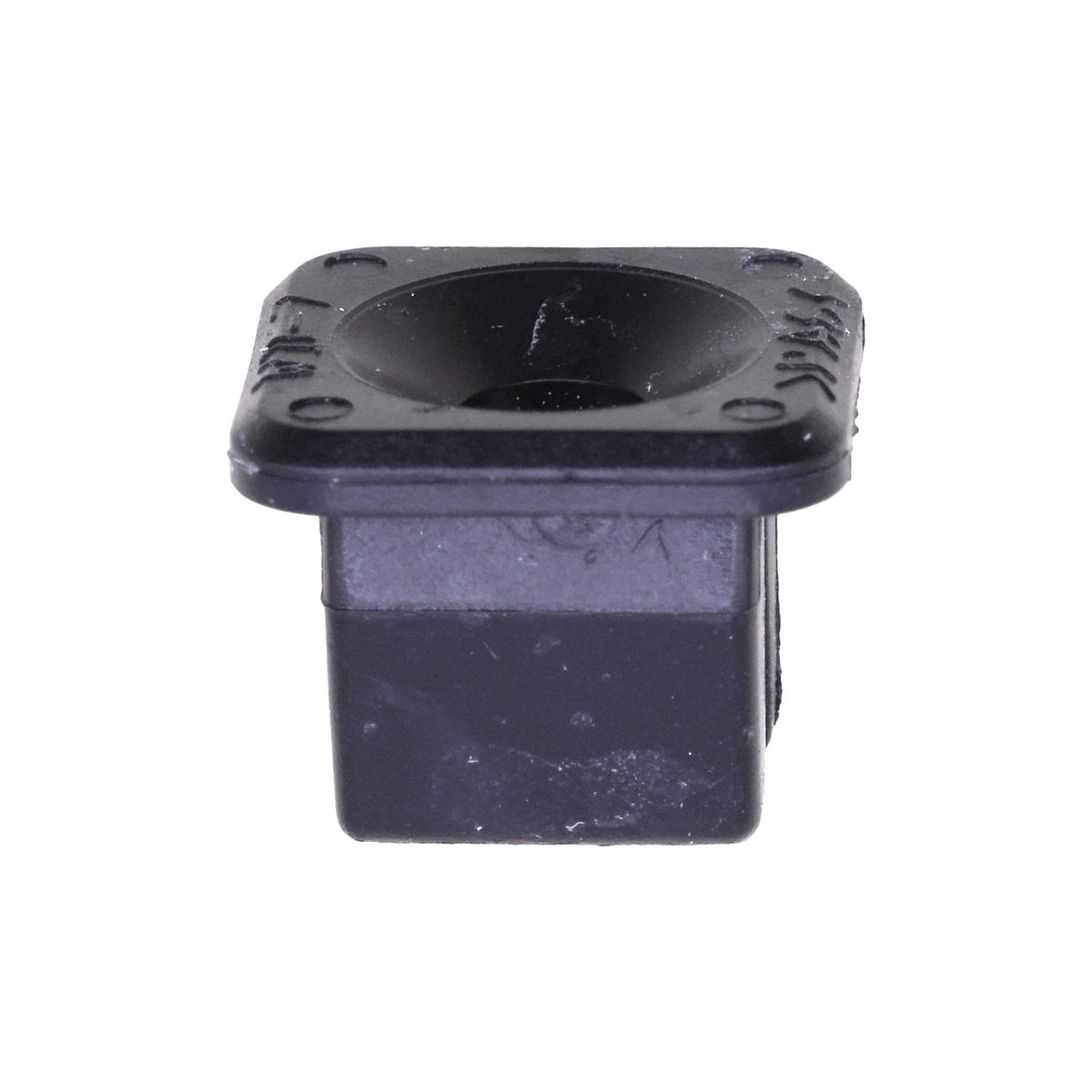 10.5mmx11mmx10mm Black Nylon Headlight Nut, 15mmx15mm Head