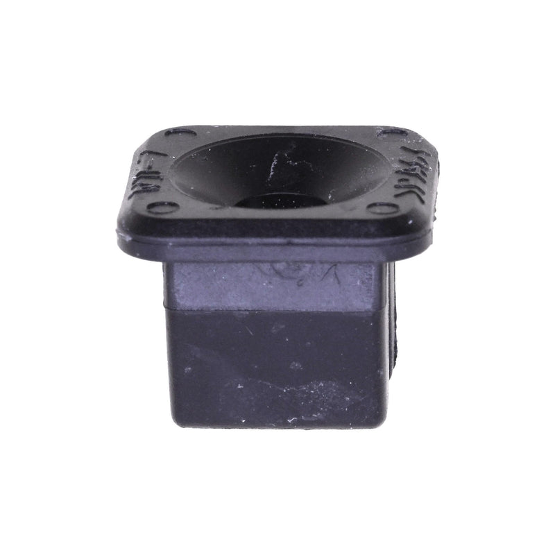 10.5mmx11mmx10mm Black Nylon Headlight Nut, 15mmx15mm Head