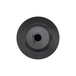 10mmx12mm Black Nylon Push-Type Retainer with Open End, 26mm Head