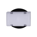 9mmx11mm White Nylon Molding Clip, 12mmx20mm Top Head Size
