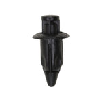 7mmx9mm Black Nylon Push-Type Retainer with Drive Pin, 11mm Head
