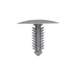 6mmx15mm Gray Nylon Single Head Christmas Tree Retainer, 20mm Head