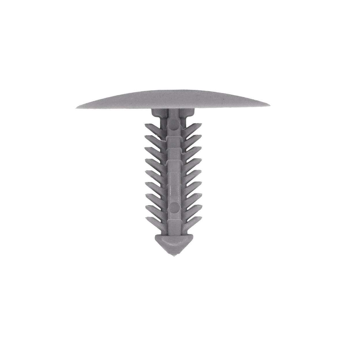 6mmx15mm Gray Nylon Single Head Christmas Tree Retainer, 20mm Head