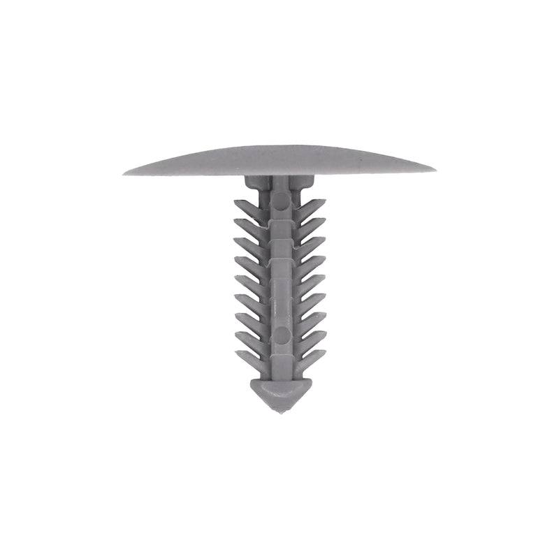 6mmx15mm Gray Nylon Single Head Christmas Tree Retainer, 20mm Head