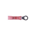 Red Crimp And Solder Ring Terminal, 20 to 18 Gauge, Sealed Crimp & Solder