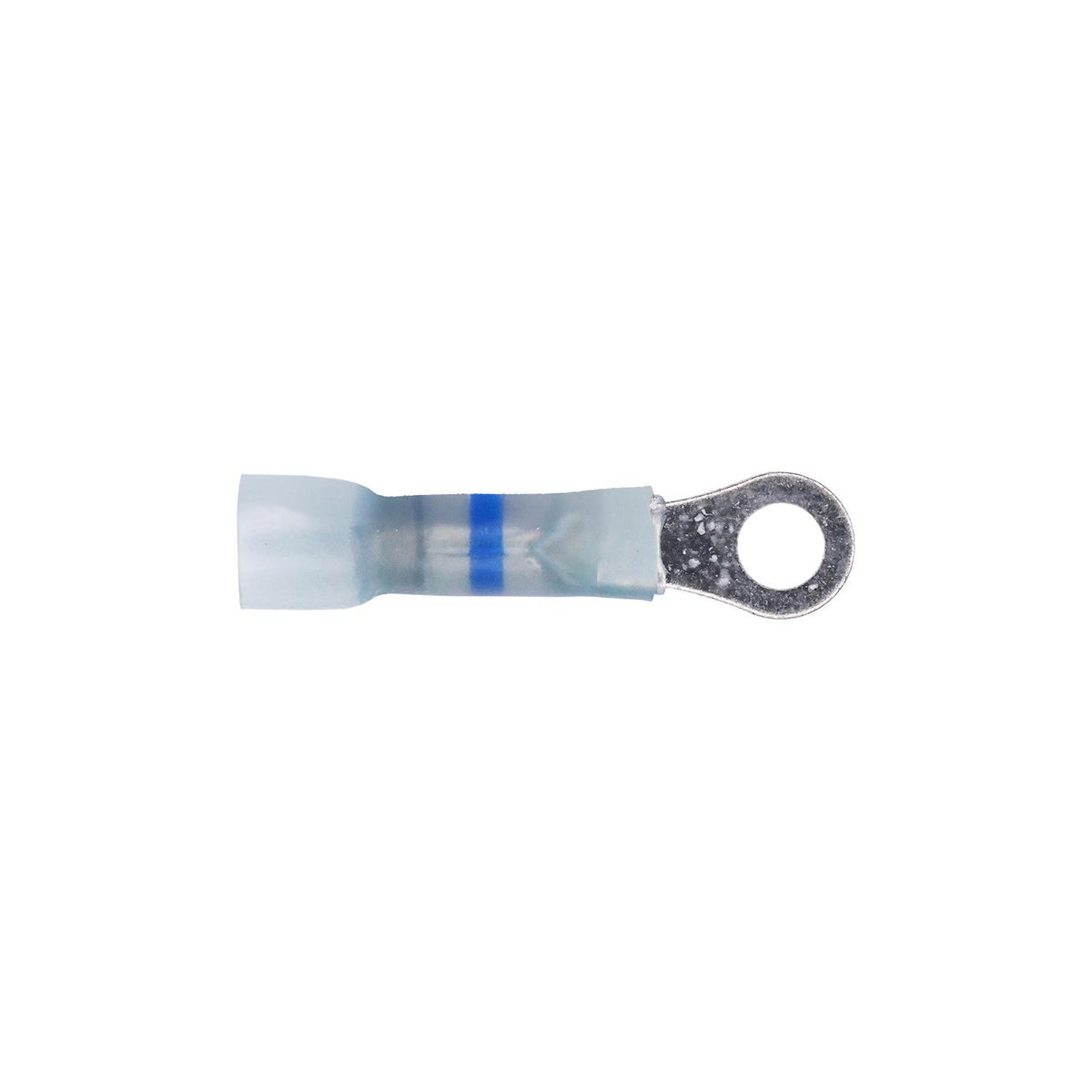 Blue Crimp And Solder Ring Terminal, 16 to 14 Gauge, Sealed Crimp & Solder