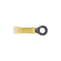 Yellow Crimp And Solder Ring Terminal, 10 & 12 Gauge, Sealed Crimp & Solder